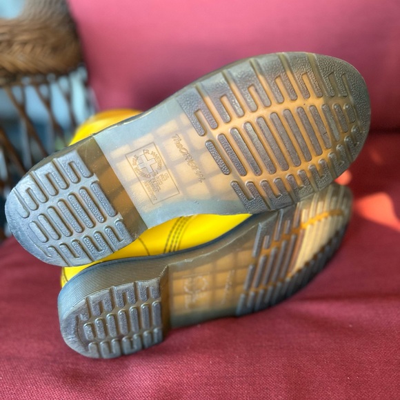 Dr Martens 1460 Yellow combat boots bundle - Picture 8 of 12